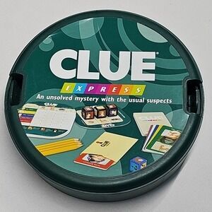 Parker Brothers Clue‎ Express Board Game 2007 Travel Mystery Family New Portable